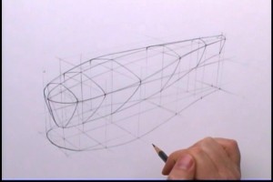 basic perspective form drawing